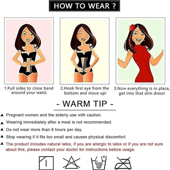 YIANNA Waist Trainer for Women Latex *NEW* - Picture 6 of 7
